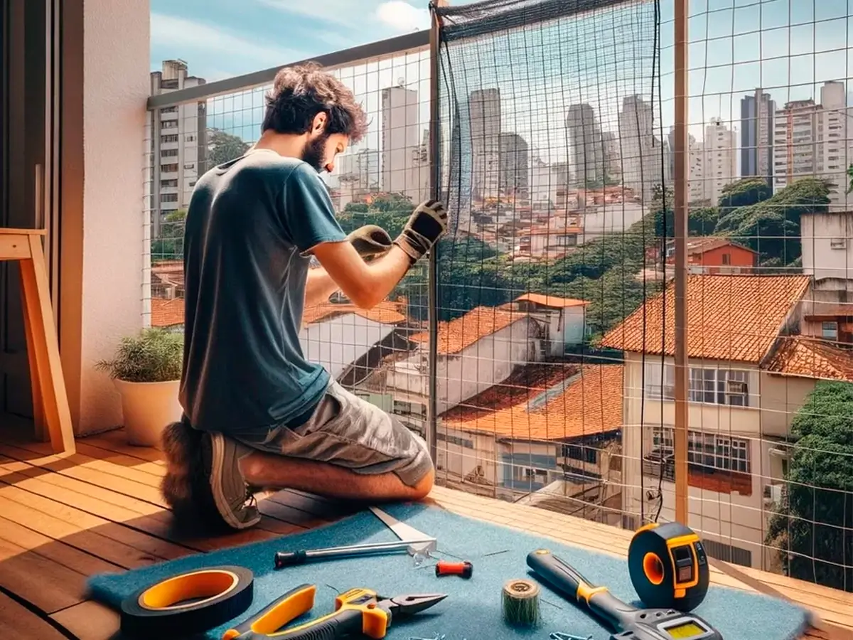 Instalação de Rede de Proteção